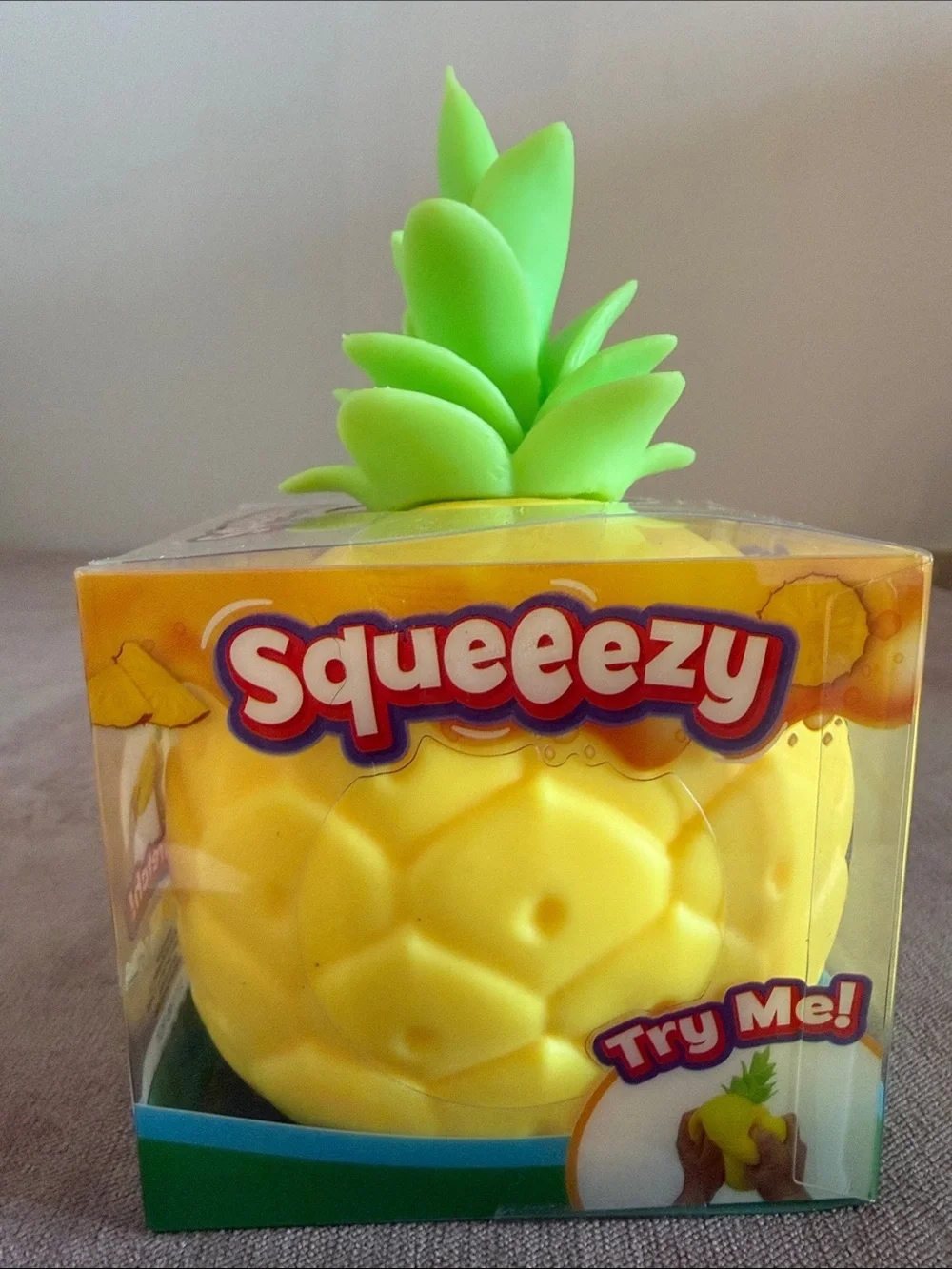Sunny Days Squeezy Pineapple, Cherries & Hot Dog Fidget Toys | New